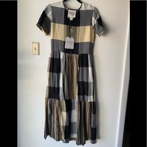 NWT Ace & jig Marie patch work dress in banjo.xxs